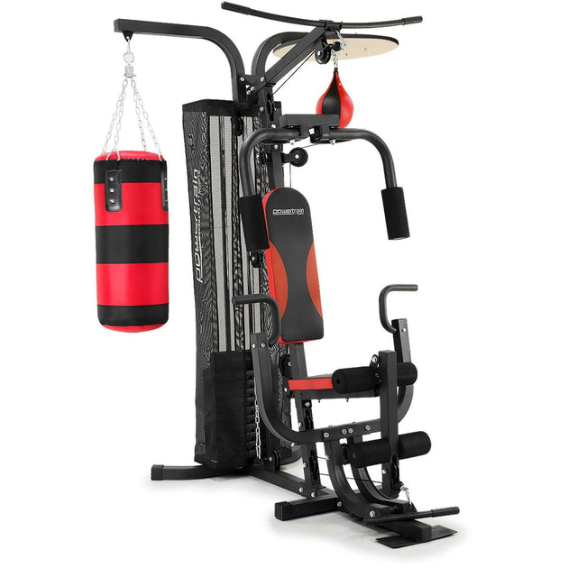 Powertrain Home Gym Multi Station with Boxing Punching Bag Speed Ball Products On Sale Australia | Sports & Fitness > Fitness Accessories Category
