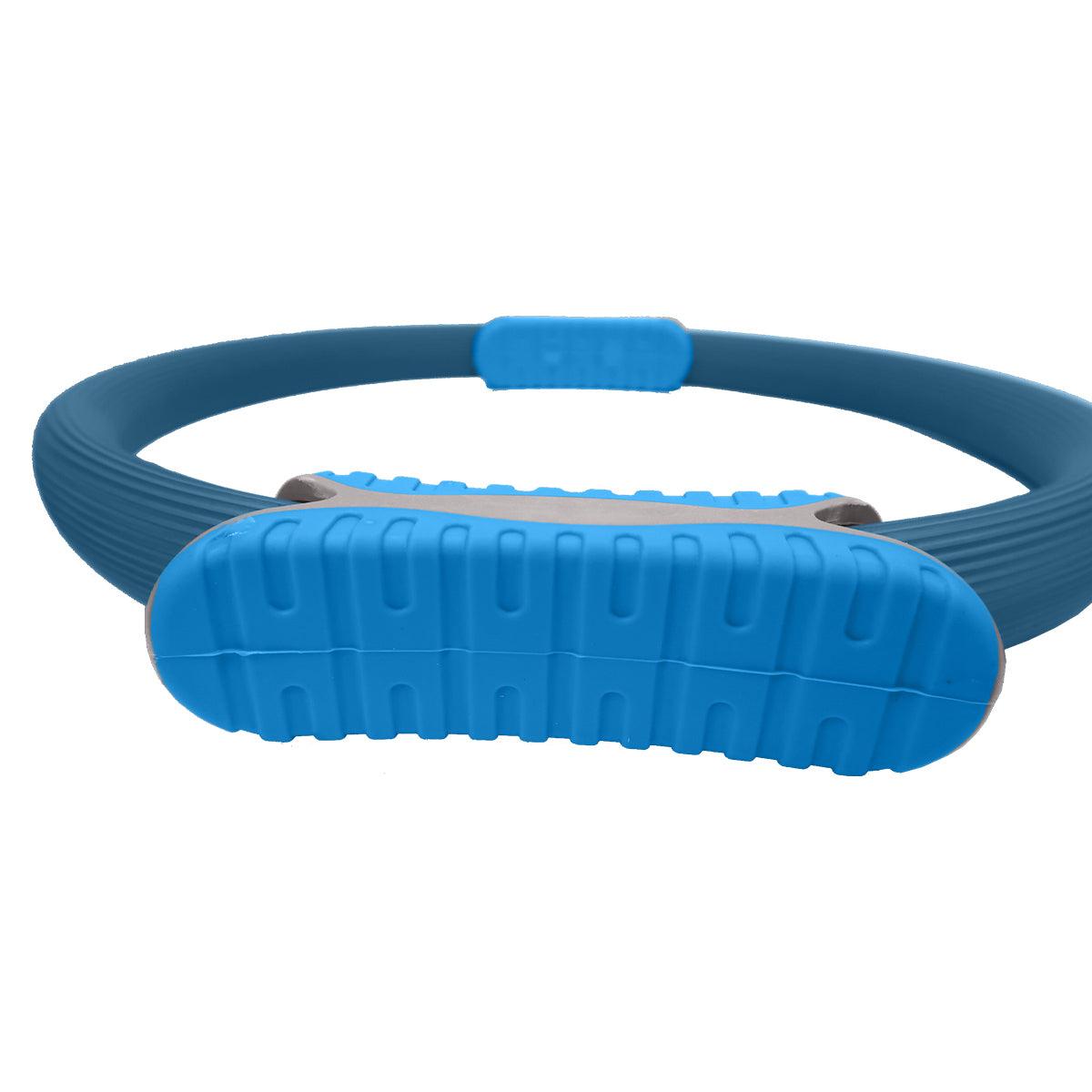 Buy Powertrain Pilates Ring Band Yoga Home Workout Exercise Band Blue discounted | Products On Sale Australia