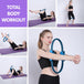 Buy Powertrain Pilates Ring Band Yoga Home Workout Exercise Band Blue discounted | Products On Sale Australia