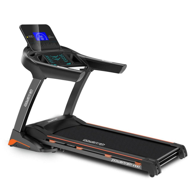 Buy Powertrain V100 Foldable Treadmill Auto Incline Home Gym Cardio | Products On Sale Australia