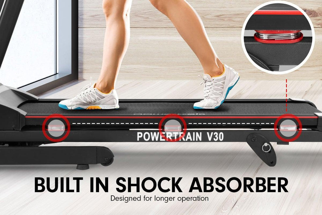Powertrain V30 Foldable Treadmill Manual Incline Home Gym Cardio Products On Sale Australia | Sports & Fitness > Fitness Accessories Category