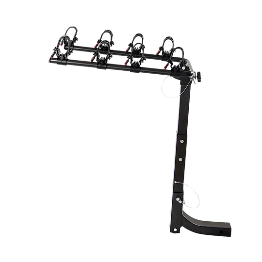 Buy Premium 4-Bike Carrier Rack Hitch Mount Swing Down Bicycle Rack W/ 2" Receiver discounted | Products On Sale Australia