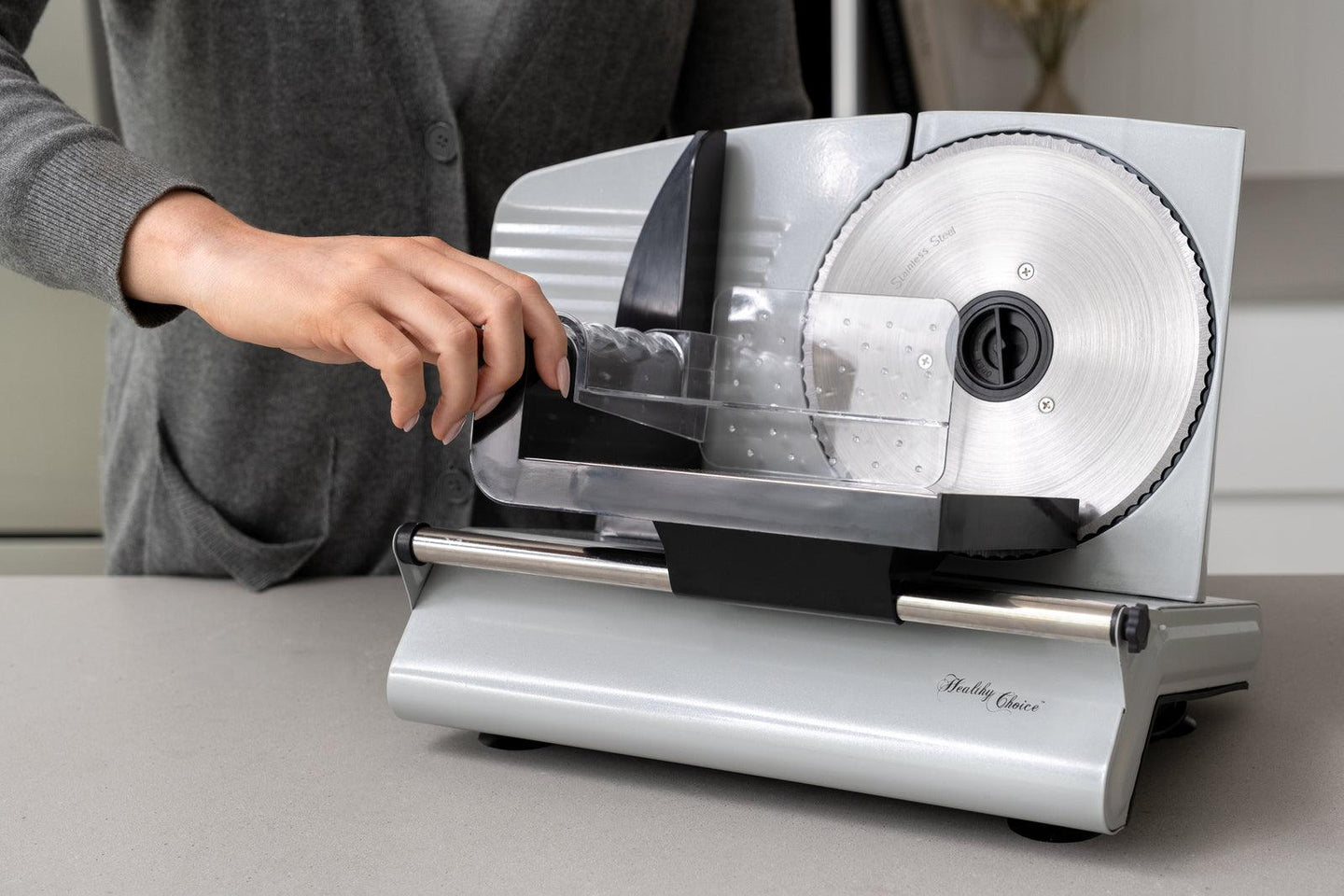 Buy Premium Electric Food Slicer, Cuts Meat, Cheese, & Bread discounted | Products On Sale Australia