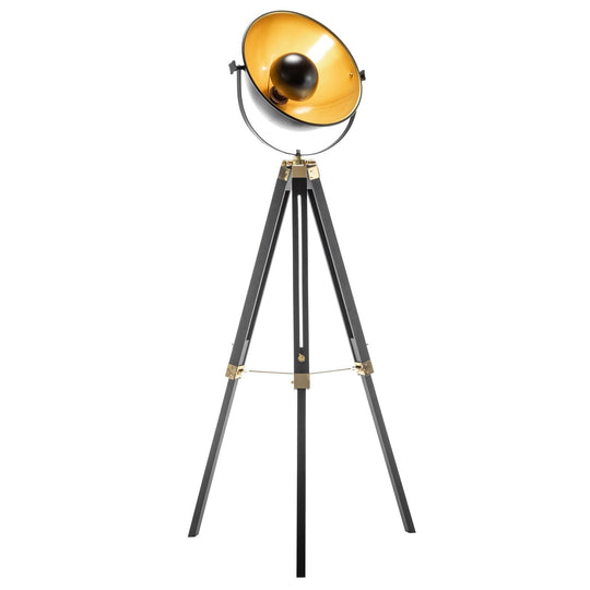 Buy Premium Tripod Spotlight Lamp Nautical Designer Extendable Light - Matte Black discounted | Products On Sale Australia