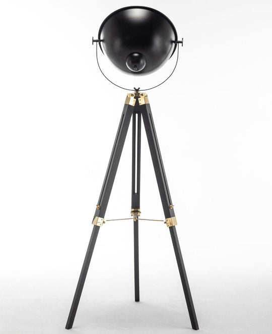 Buy Premium Tripod Spotlight Lamp Nautical Designer Extendable Light - Matte Black discounted | Products On Sale Australia