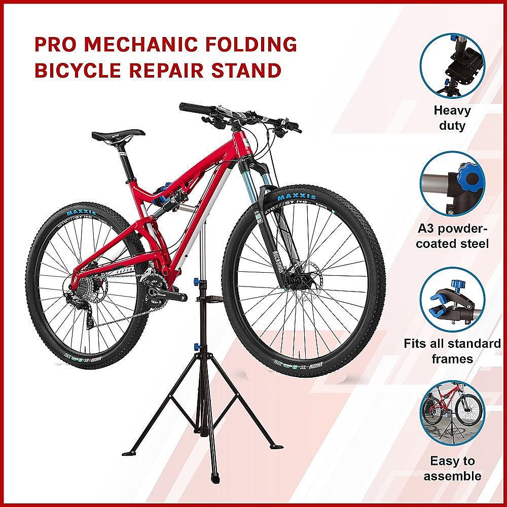 Buy Pro Mechanic Folding Bicycle Repair Stand discounted | Products On Sale Australia