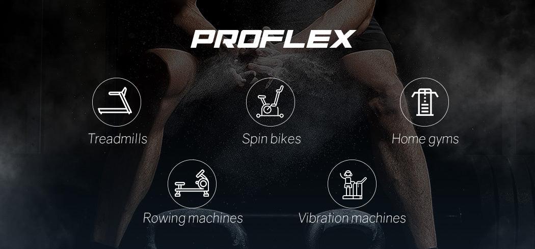 Buy PROFLEX 2 x 25kg Adjustable Dumbbell Set Weights Dumbbells Home Gym Fitness Pair discounted | Products On Sale Australia