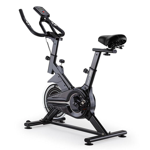 Buy PROFLEX Spin Bike Flywheel Commercial Gym Exercise Home Fitness Grey | Products On Sale Australia