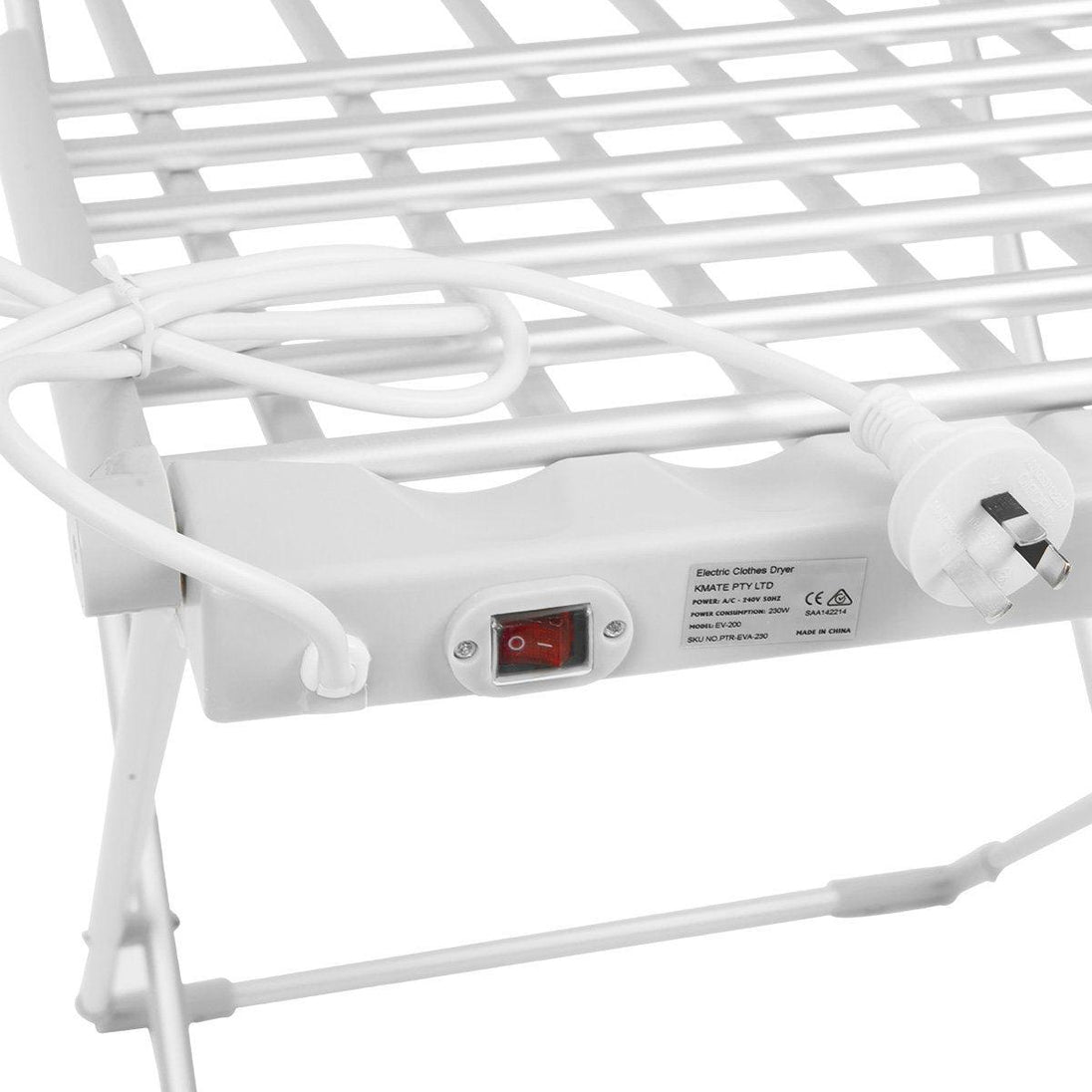 Buy Pronti Heated Towel Clothes Rack Dryer Warmer Rack Airer Heat Line Hanger Laundry discounted | Products On Sale Australia