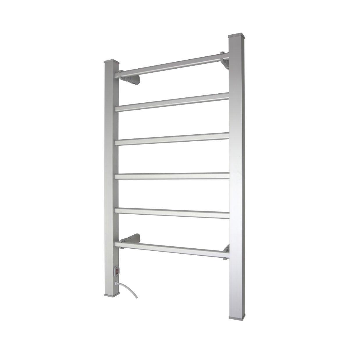 Buy Pronti Heated Towel Rack Electric Bathroom Towel Rails Warmer 100w - Silver discounted | Products On Sale Australia