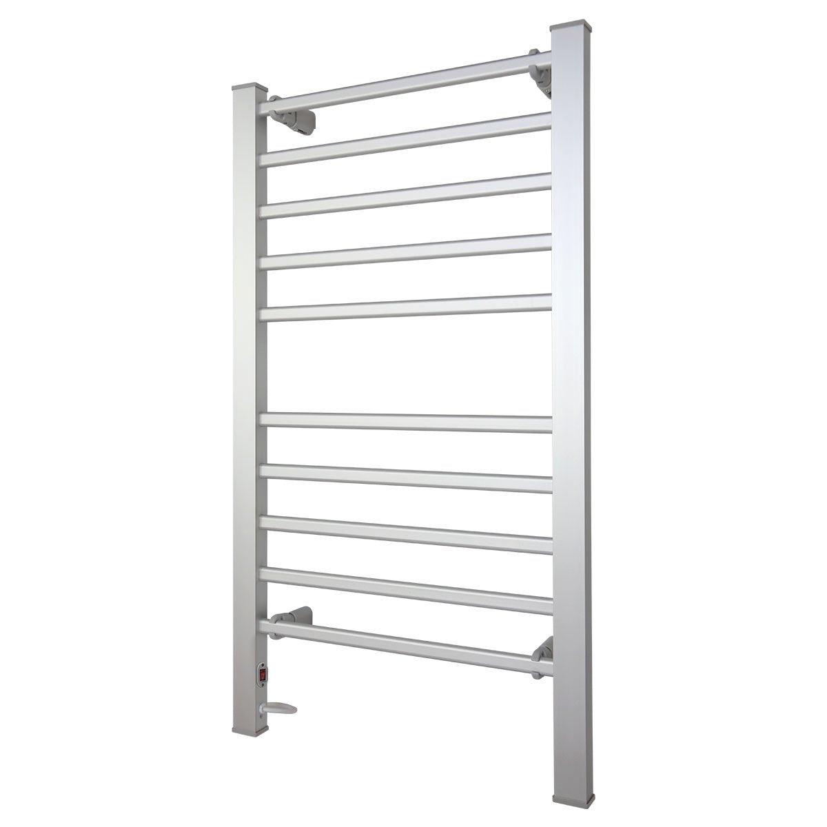 Buy Pronti Heated Towel Rack Electric Bathroom Towel Rails Warmer Ev-160- Silver discounted | Products On Sale Australia