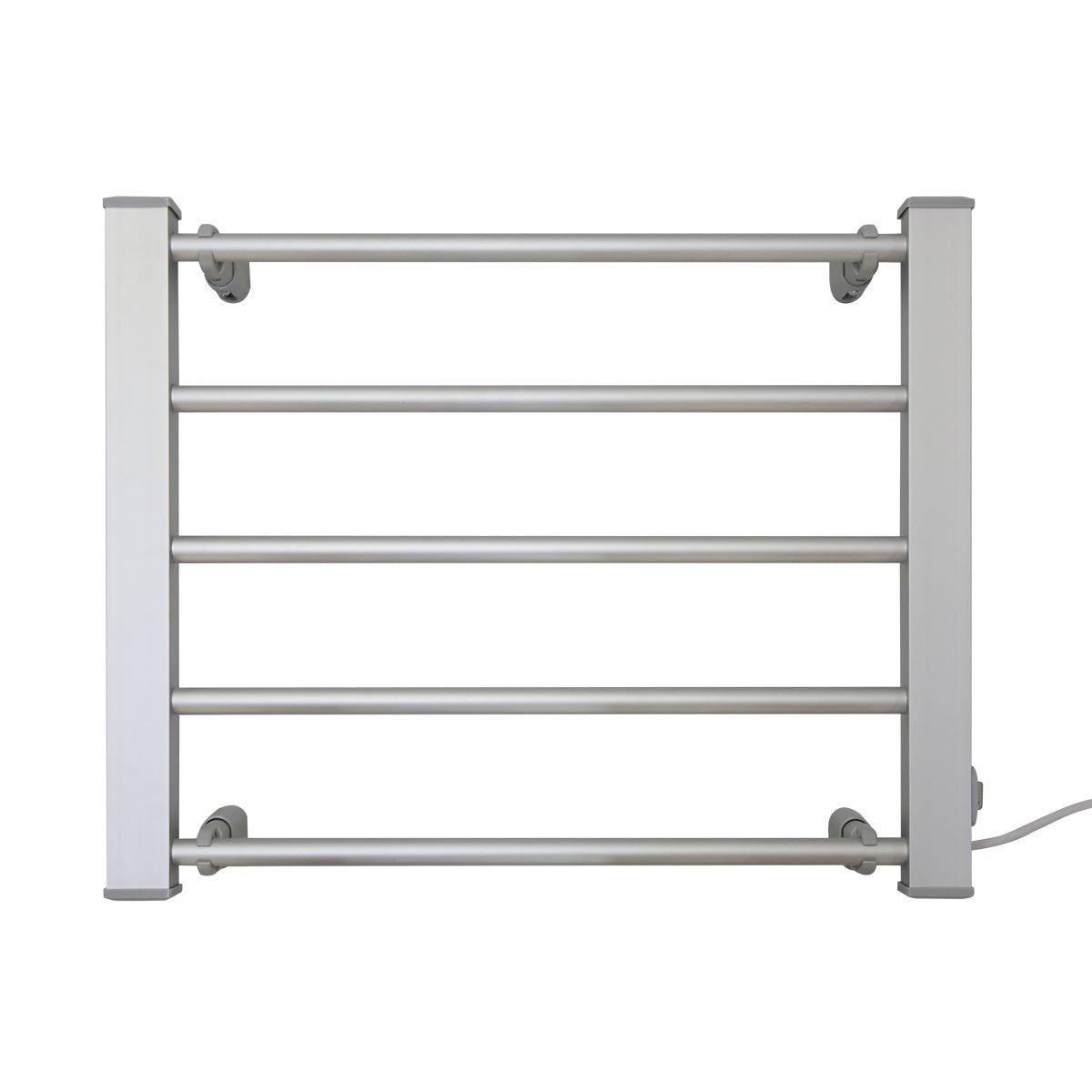 Buy Pronti Heated Towel Rack Electric Bathroom Towel Rails Warmer Ev-90- Silver discounted | Products On Sale Australia