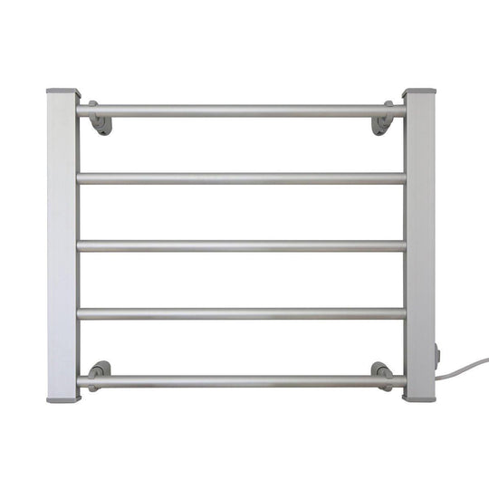 Buy Pronti Heated Towel Rack Electric Bathroom Towel Rails Warmer Ev-90- Silver discounted | Products On Sale Australia