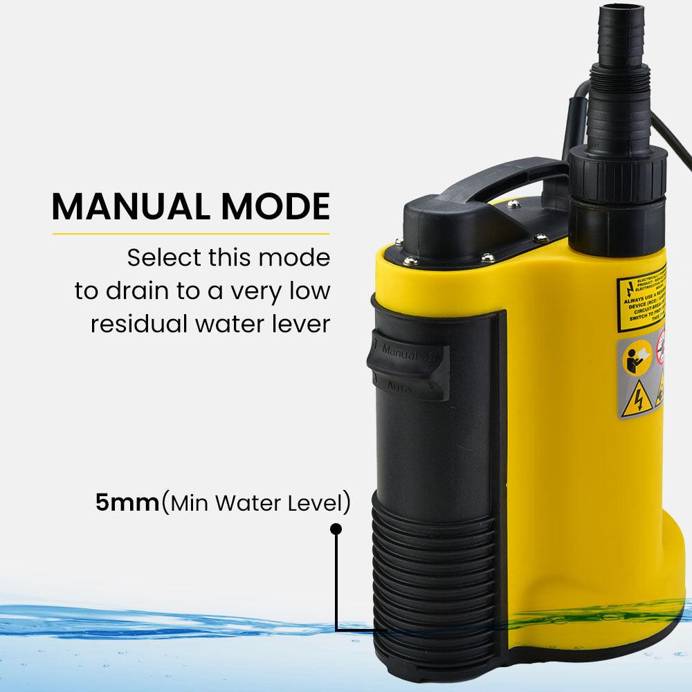 Buy PROTEGE Tight Access Clean/Grey Water Submersible Sump Pump, Integrated Float Switch discounted | Products On Sale Australia