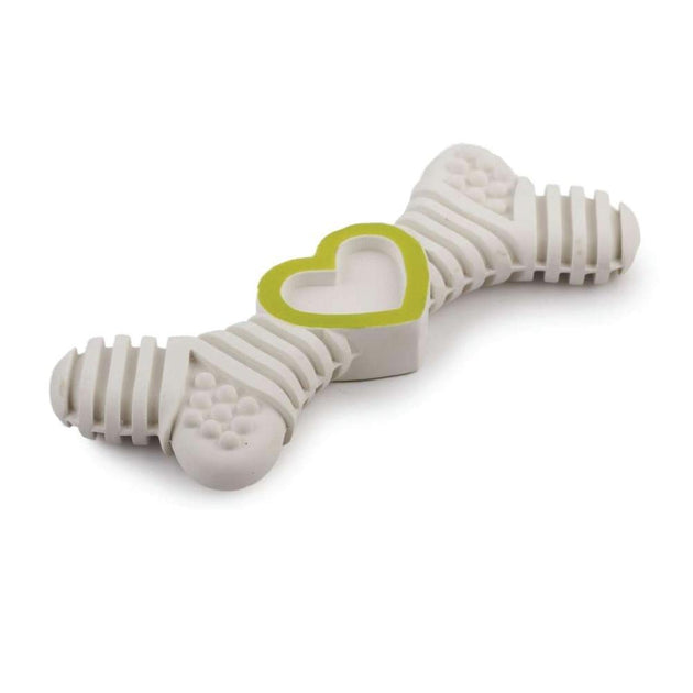 Buy Puppy Chew Bone - Latex Teething Biting + Chewing Dog White Toy AFP discounted | Products On Sale Australia