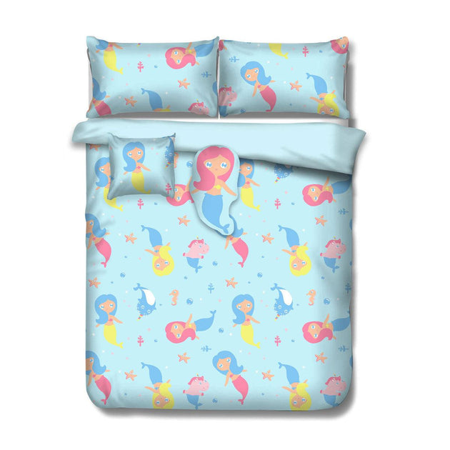 Buy Ramesses Mermaid Kids Advventure 5 Pcs Comforter Set Double discounted | Products On Sale Australia