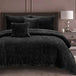 Buy Ramesses Waffle Fleece Charcoal 3 Pcs Comforter Set Queen discounted | Products On Sale Australia