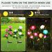 Buy Red Bulk Solar Garden Lights 75cm Long Rose Flowers Yard Lamp Xmas Halloween Deco AU discounted | Products On Sale Australia