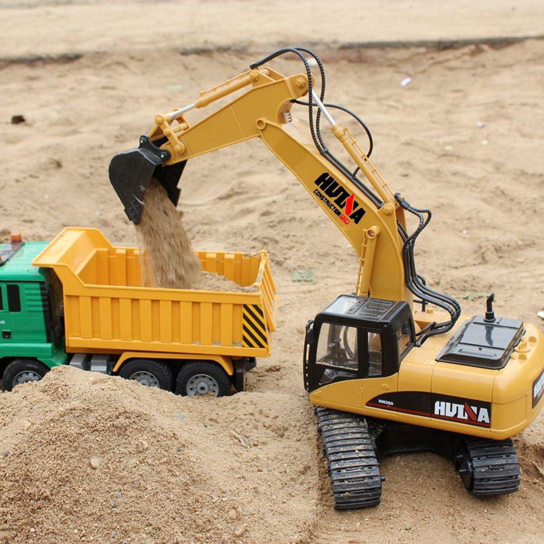 Remote Control Excavator Digger Construction RC Truck Vehicle Toys for Kids Gift Products On Sale Australia | Baby & Kids > Ride on Cars, Go-karts & Bikes Category