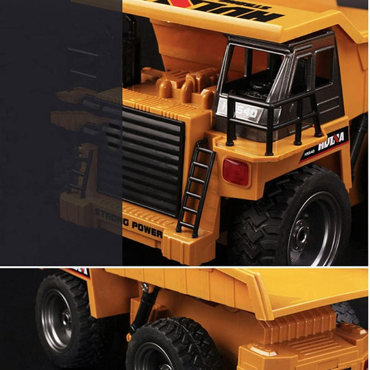 Buy Remote Control Excavator Digger Construction RC Truck Vehicle Toys for Kids Gift discounted | Products On Sale Australia