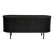 Buy Ribbed Black Sideboard with Sliding Doors discounted | Products On Sale Australia