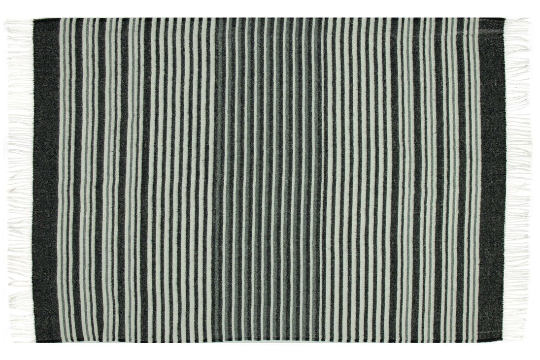 Buy Richmond Throw - Reclaimed Wool Blend - Monochrome discounted | Products On Sale Australia