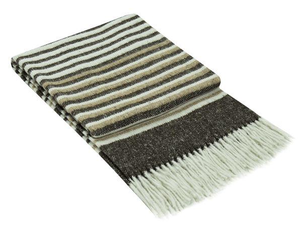 Buy Richmond Throw - Reclaimed Wool Blend - Tan discounted | Products On Sale Australia