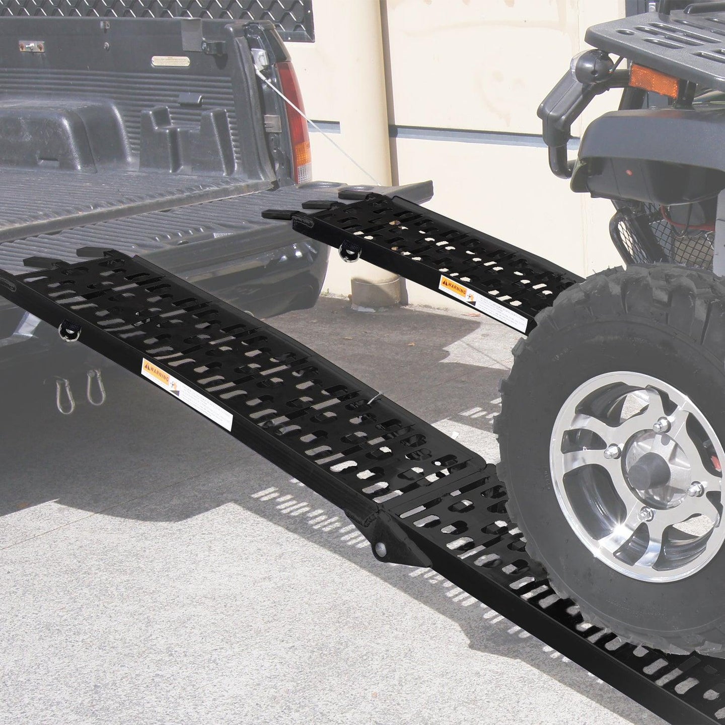 Buy Rigg 2x Aluminium ATV Loading Ramp Foldable - Black discounted | Products On Sale Australia