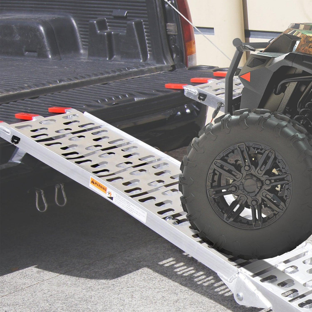 Buy Rigg Aluminium ATV Loading Ramp Foldable - Silver discounted | Products On Sale Australia