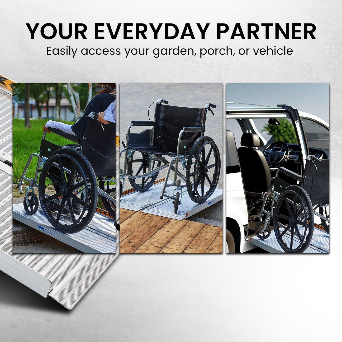 Buy Rigg Aluminium Foldable Wheelchair Ramp With Handle - 5ft discounted | Products On Sale Australia