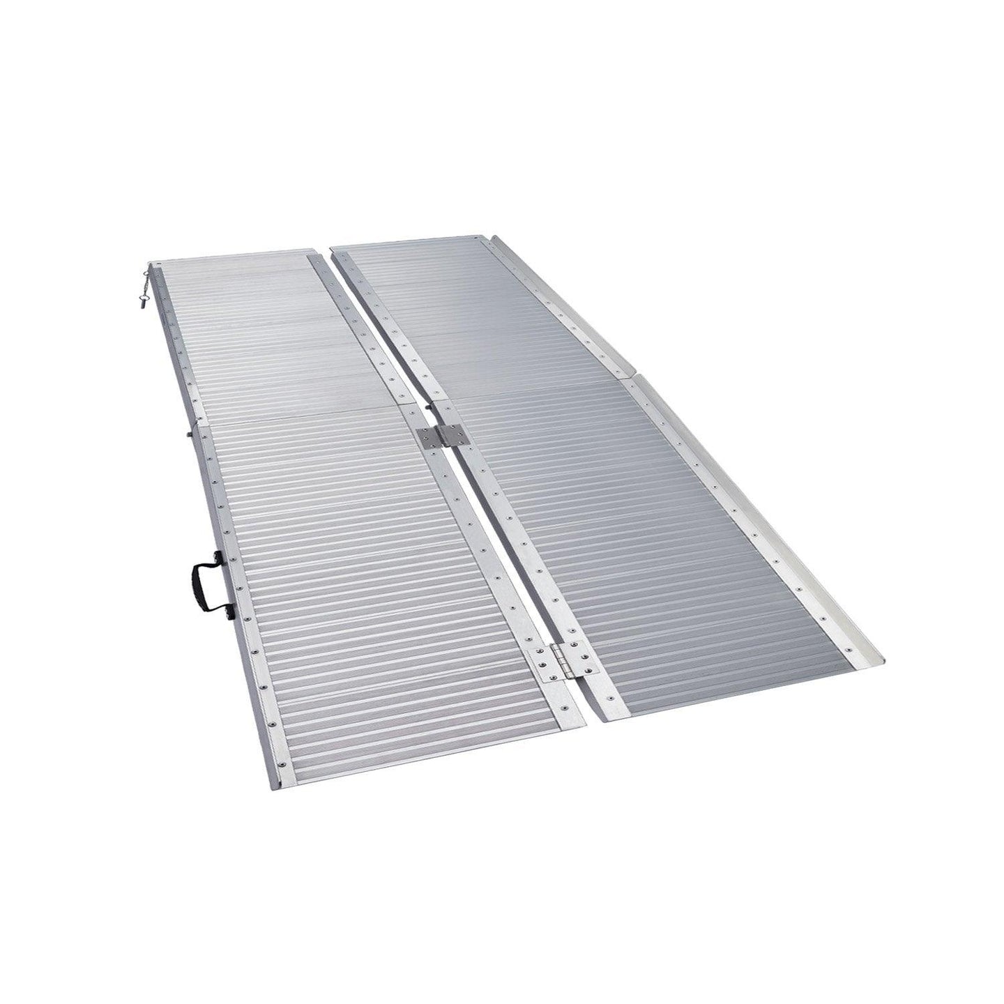 Buy Rigg Aluminium Portable Non-slip Wheelchair Ramp 4ft - Silver discounted | Products On Sale Australia