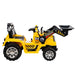 Buy Rigo Kids Electric Ride On Car Bulldozer Digger Loader Remote 6V Yellow discounted | Products On Sale Australia