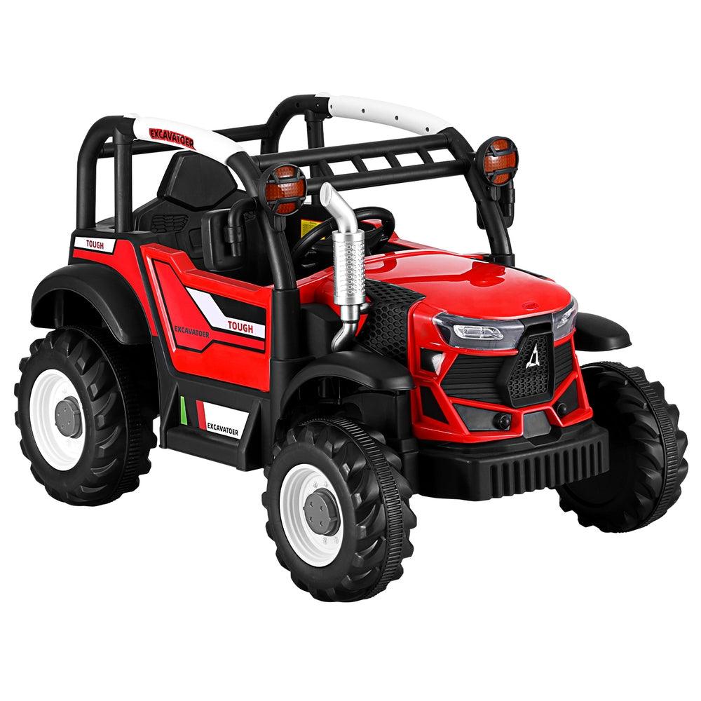 Buy Rigo Kids Electric Ride On Car Off Road Jeep Remote 12V Red discounted | Products On Sale Australia