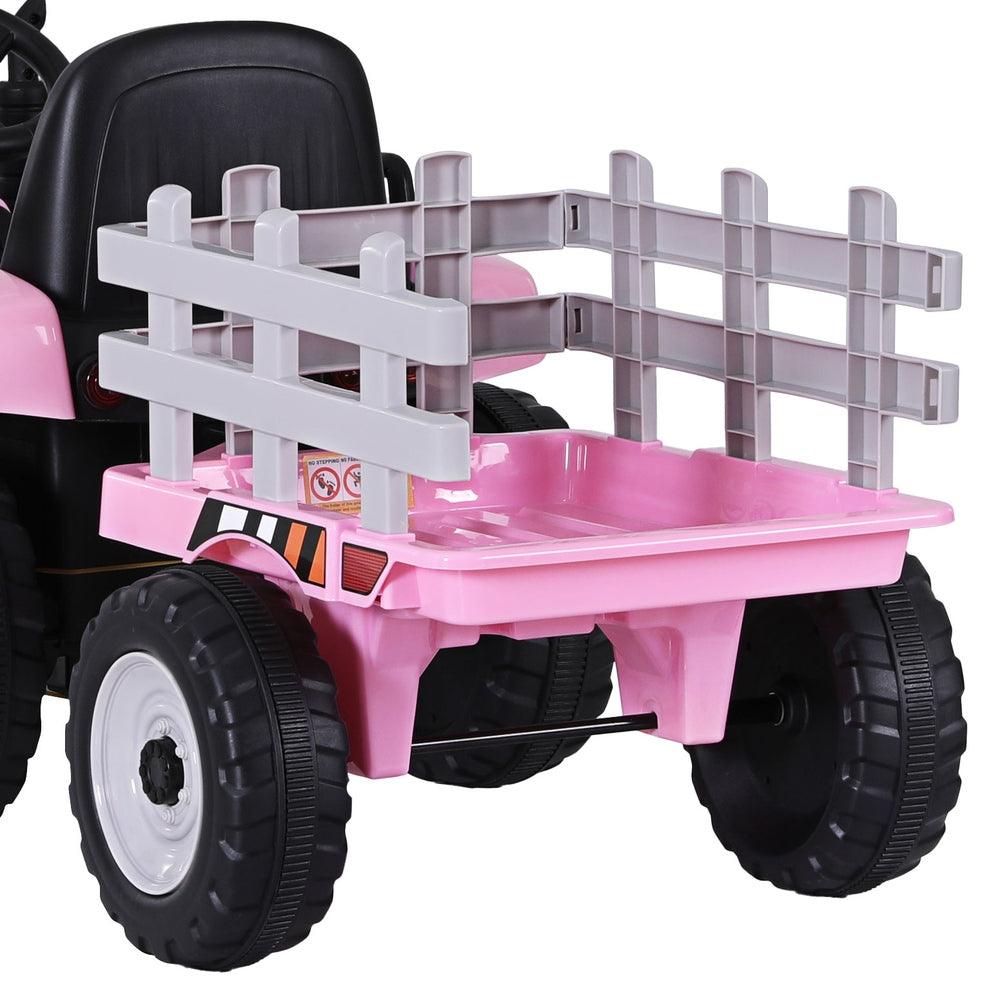 Buy Rigo Kids Electric Ride On Car Tractor Toy Cars 12V Pink discounted | Products On Sale Australia