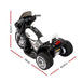 Buy Rigo Kids Electric Ride On Patrol Police Car Harley-Inspired 6V Black discounted | Products On Sale Australia