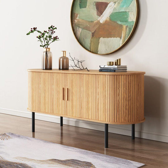 Buy Ripple Sideboard with Sliding Doors — Earthy Elegance Redefined discounted | Products On Sale Australia