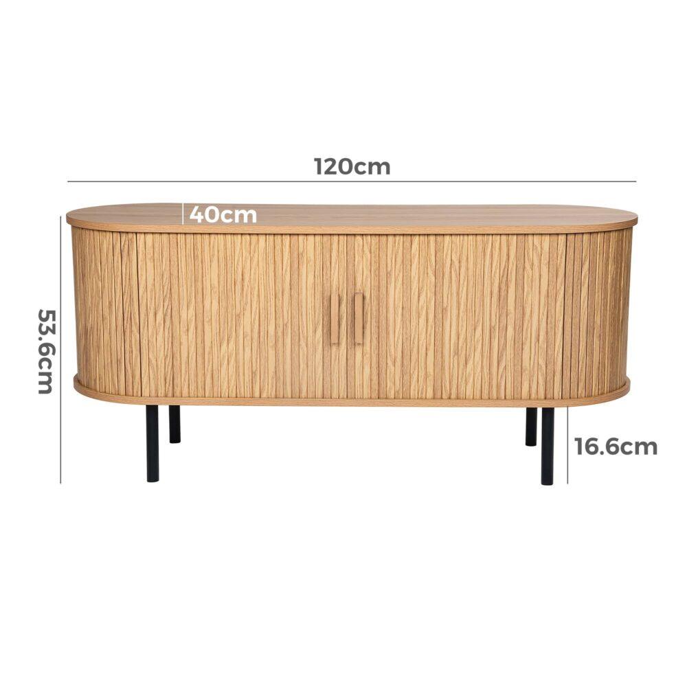 Buy Ripple Sideboard with Sliding Doors — Earthy Elegance Redefined discounted | Products On Sale Australia