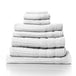 Buy Royal Comfort Eden Egyptian Cotton 600GSM 8 Piece Luxury Bath Towels Set - White discounted | Products On Sale Australia