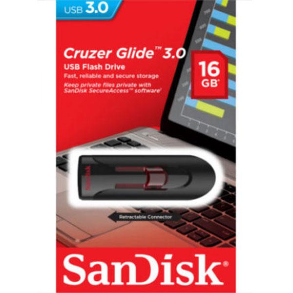 Buy SANDISK SDCZ600-016G 16GB CZ600 CRUZER GLIDE USB 3.0 VERSION discounted | Products On Sale Australia