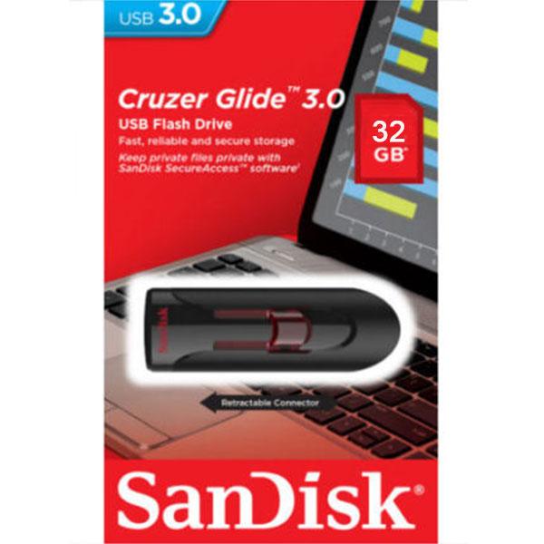 Buy SANDISK SDCZ600-032G 32GB CZ600 CRUZER GLIDE USB 3.0 VERSION discounted | Products On Sale Australia