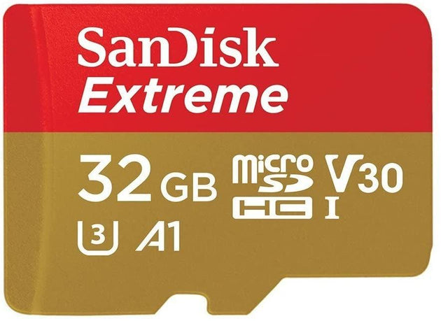 Buy SANDISK SDSQXAF-032G-GN6MN 32GB MICRO SDHC EXTREME A1 V30, UHS-I/ U3, 100MB/s ,NO SD ADAPTER discounted | Products On Sale Australia