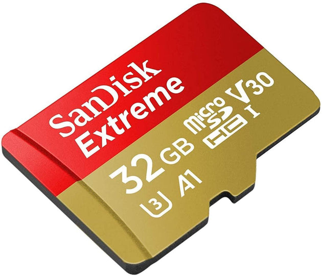 Buy SANDISK SDSQXAF-032G-GN6MN 32GB MICRO SDHC EXTREME A1 V30, UHS-I/ U3, 100MB/s ,NO SD ADAPTER discounted | Products On Sale Australia