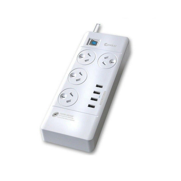 Buy Sansai Surge Protected USB Power Board 4 Ways discounted | Products On Sale Australia