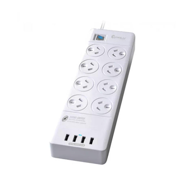 Buy Sansai Surge Protected USB Power Board 8 Ways discounted | Products On Sale Australia