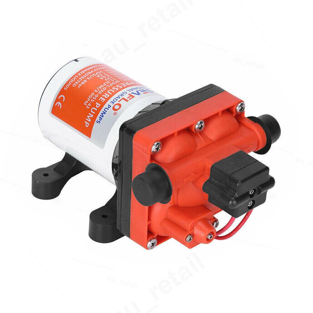 Buy Seaflo 55PSI Pressure 12V Water Pump 11.3LPM For Caravan RV Boat Camper Trailer discounted | Products On Sale Australia