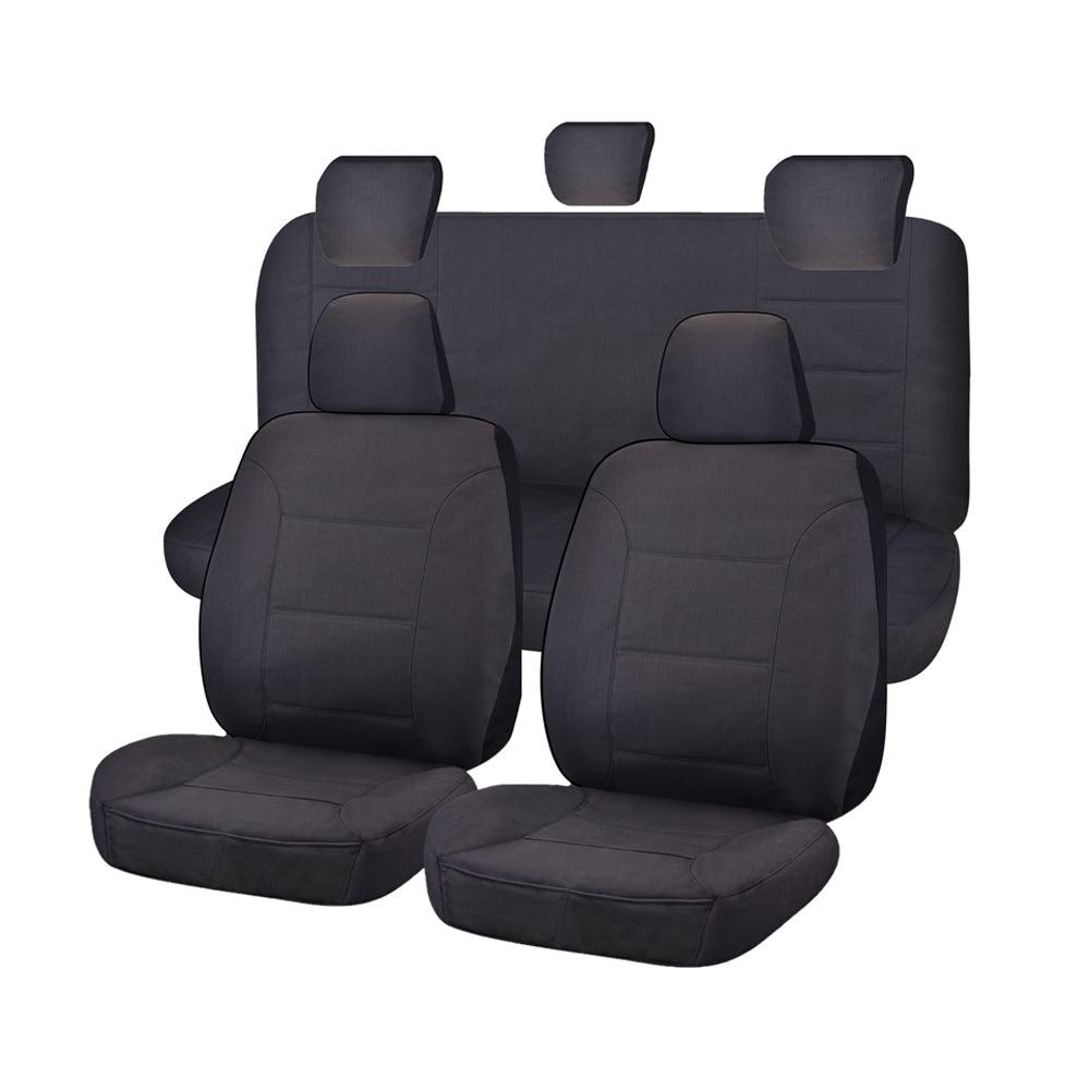 Buy Seat Covers for TOYOTA HILUX SR - SR5 4X4 KUN26R - GGN25R 04/2005 - 06/2015 S DUAL CAB UTILITY FR CHARCOAL CHALLENGER discounted | Products On Sale Australia