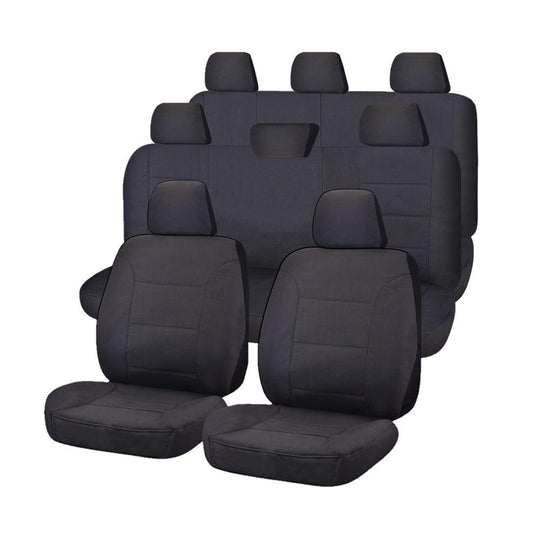 Buy Seat Covers for TOYOTA LANDCRUISER 200 SERIES GXL - 60TH ANNIVERSARY VDJ200R-UZJ200R-URJ202R 11/2008 - ON 4X4 SUV/WAGON 8 SEATERS FMR CHARCOAL CHALLENGER discounted | Products On Sale Australia