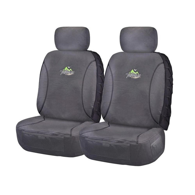 Buy Seat Covers for TOYOTA LANDCRUISER 70 SERIES VDJ 05/2007 ? ON SINGLE / DUAL CAB FRONT 2X BUCKETS CHARCOAL TRAILBLAZER discounted | Products On Sale Australia