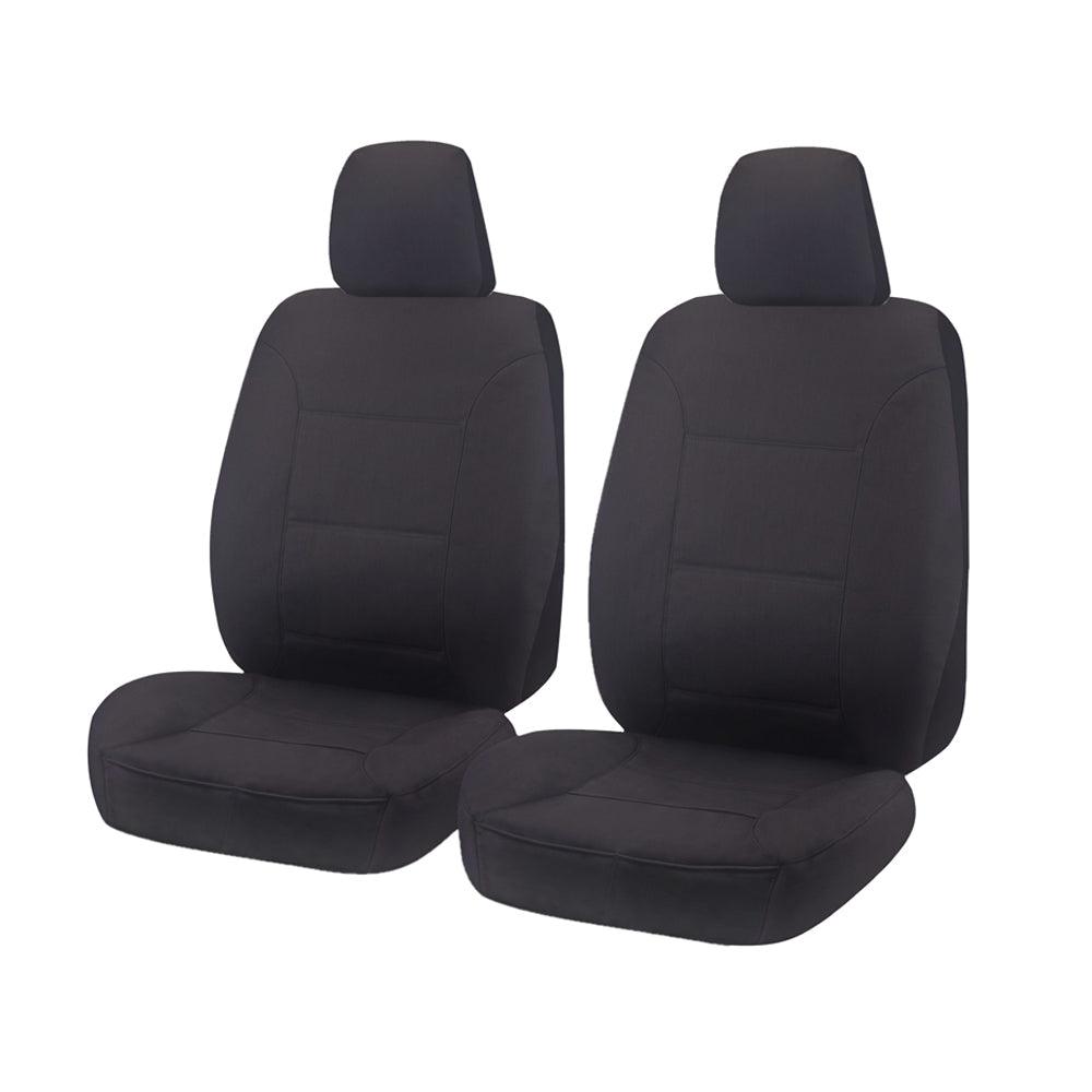 Buy Seat Covers for TOYOTA LANDCRUISER 70 SERIES VDJ 05/2008 - ON SINGLE / DUAL CAB FRONT 2X BUCKETS CHARCOAL CHALLENGER discounted | Products On Sale Australia