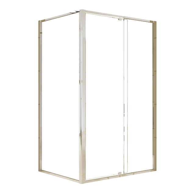 Semi Frameless Shower Screen (114~122)x 195cm & (89~92)x 195cm Side AS/NZS Glass Products On Sale Australia | Furniture > Bathroom Category